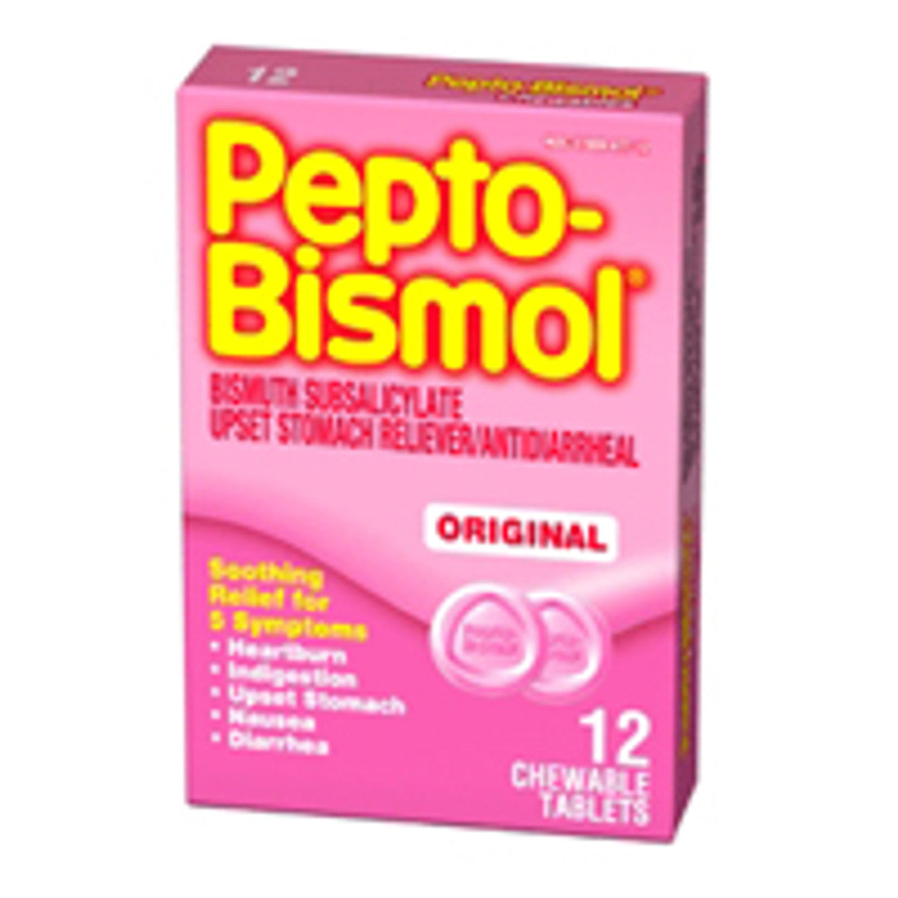 __ Pepto Bismol Caja 12 Tab __